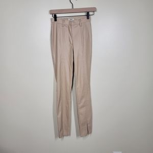 Jason Wu faux leather pants tan extra small
